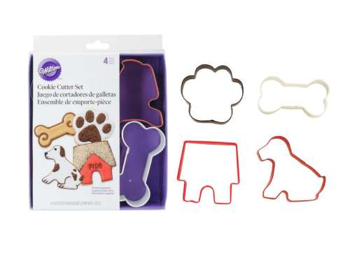 Dog Themed Cookie Cutter Set of 4 - Click Image to Close